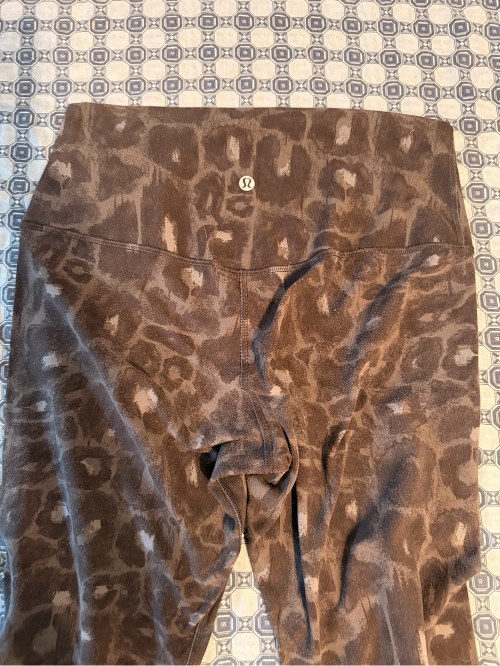 lululemon athletica Align High Rise Leggings in leopard pattern